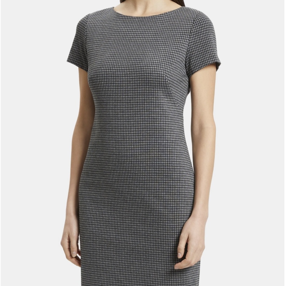 Sheath Dress in Textured Jersey